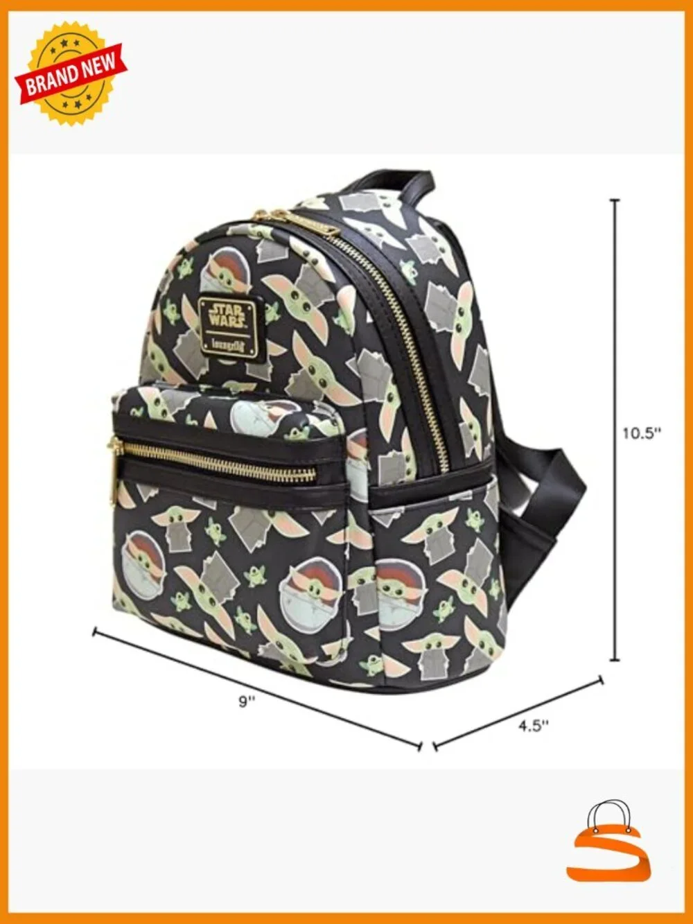 Star Wars All Over Print Double Strap Shoulder Bag Purse